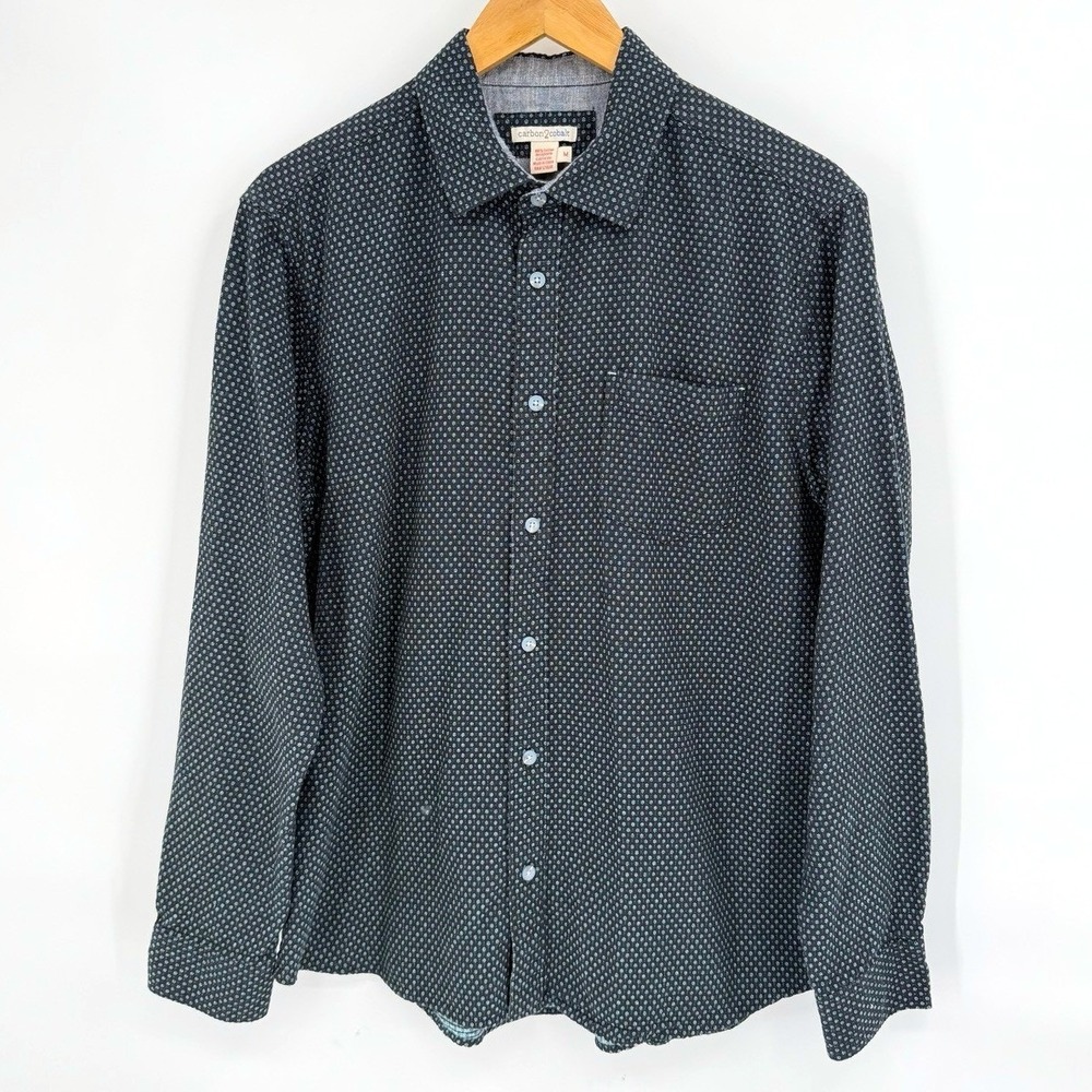 Carbon 2 Cobalt Mens Medium Lot of‎ 5 Long Sleeve Button Down Shirts Workwear - Picture 11 of 16